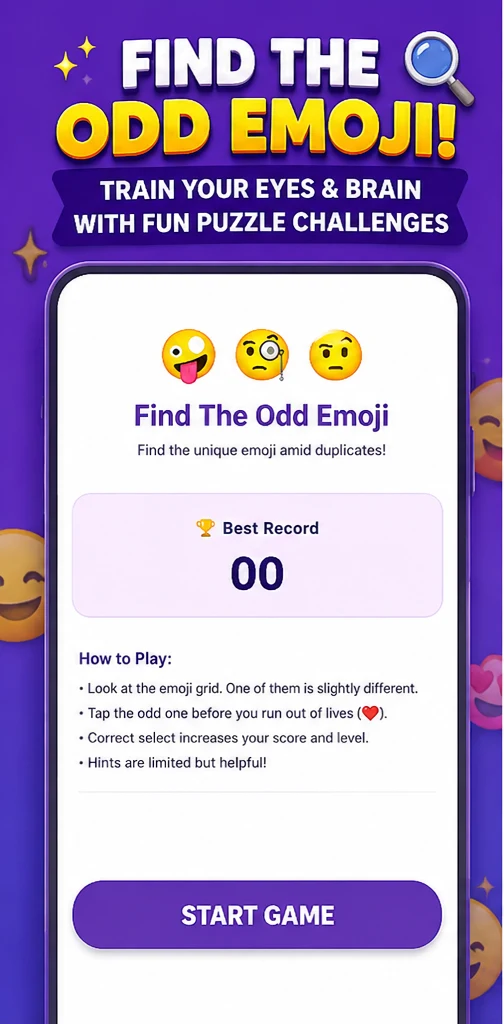Find The Odd Emoji screenshot